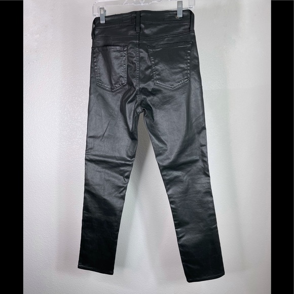 AG Mari Button Up High Rise Slim Straight Size 27R - Picture 3 of 10